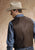 Roper Mens Front Yoke Nappa Mid Brown Goat Leather Leather Vest