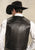 Roper Mens Buffalo Nickel Nappa Brown Leather Leather Vest