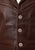 Roper Mens Buffalo Nickel Nappa Brown Leather Leather Vest