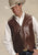 Roper Mens Brown Goat Nappa Leather Basic Tall Man Saddle Western Vest