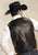 Roper Mens Front Yoke Snaps Dark Brown Lamb Leather Leather Vest
