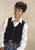 Roper Kids Boys Double D Ring Belt Black Suede Leather Vest