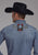 Roper Mens Tattoo Horseshoe Medium Wash Cotton Blend L/S Shirt
