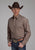 Roper Mens 2221 Poplin Stone 100% Cotton L/S Shirt