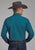 Roper Mens 2221 Poplin Teal 100% Cotton L/S Shirt