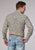 Roper Mens Sketchy Paisley Brown 100% Cotton L/S Shirt