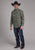 Roper Mens 2182 Santa Fe Aztec Black 100% Cotton L/S Shirt