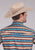 Roper Mens Mini Aztec Stripe Brown/Blue 100% Cotton L/S Shirt