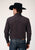 Roper Mens Cottage Foulard Black 100% Cotton L/S Shirt