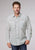 Roper Mens 2017 Silver Medallion Grey 100% Cotton L/S Shirt