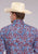 Roper Mens Heritage Paisley Wine/Blue 100% Cotton L/S Shirt