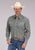 Roper Mens 2501 Medallion Foulard Grey 100% Cotton L/S Shirt