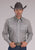 Roper Mens 2508 Stretch Foulard Grey Cotton Blend L/S Shirt