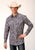 Roper Mens Royal Paisley Multi-Color 100% Cotton L/S Shirt