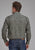 Roper Mens 2150 Oak Paisley Brown 100% Cotton L/S Shirt