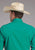Roper Mens 2388 Poplin Stretch Jade Green Cotton Blend L/S Shirt