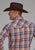 Roper Mens 2158 Falling Leaves Plaid Multi-Color 100% Cotton L/S Shirt