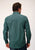 Roper Mens Cross Walk Foulard Blue 100% Cotton L/S Shirt