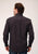 Roper Mens Cottage Foulard Black 100% Cotton L/S Shirt