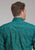 Roper Mens 2238 Mallard Paisley Teal 100% Cotton Btn L/S Shirt