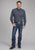 Roper Mens 2240 Diamonds Black 100% Cotton Btn L/S Shirt