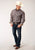 Roper Mens Blue 100% Cotton Country Paisley BD L/S Btn Shirt