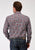 Roper Mens 1935 River Paisley Red 100% Cotton Btn L/S Shirt