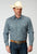 Roper Mens Frontier Foulard Multi-Color 100% Cotton L/S Shirt