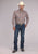 Roper Mens 2499 Clay Paisley Orange 100% Cotton Btn L/S Shirt