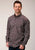 Roper Mens Red 100% Cotton Currant Foulard BD L/S 1 Pkt Shirt