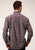 Roper Mens Red 100% Cotton Currant Foulard BD L/S 1 Pkt Shirt