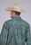 Roper Mens 2382 Dusk Paisley Turquoise 100% Cotton 1 Pkt L/S Shirt