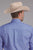 Roper Mens 2385 Foulard Periwinkle 100% Cotton 1 Pkt L/S Shirt