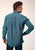 Roper Mens Gothic Medallion Blue 100% Cotton L/S Shirt