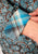 Roper Mens Mine Paisley Turquoise 100% Cotton L/S Shirt