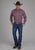 Roper Mens Highway Foulard Red 100% Cotton 1 Pkt L/S Shirt
