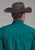 Roper Mens 2249 Black Fill Teal 100% Cotton Btn L/S Shirt