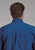Roper Mens 2249 Black Fill Blue 100% Cotton 1 Pkt L/S Shirt