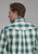 Roper Mens 2245 Taos Ombre Plaid Brown 100% Cotton Btn L/S Shirt