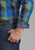 Roper Mens 2247 Cobalt Plaid Blue 100% Cotton Btn L/S Shirt