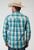 Roper Mens 1939 Waters Edge Multi-Color 100% Cotton Btn L/S Shirt