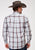 Roper Mens 1941 Cloud Plaid Grey 100% Cotton Btn L/S Shirt