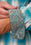 Roper Mens Turquoise 100% Cotton Sand Ombre BD L/S Button Shirt