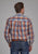 Roper Mens Falling Leaves Plaid Multi-Color 100% Cotton Btn L/S Shirt