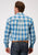 Roper Mens 1942 Chicory Ombre Blue 100% Cotton 1 Pkt L/S Shirt