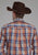 Roper Mens Falling Leaves Plaid Multi-Color 100% Cotton 1 Pkt L/S Shirt