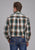 Roper Mens Tall Tree Plaid Multi-Color 100% Cotton 1 Pkt L/S Shirt