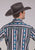 Roper Mens Vertical Retro Stripe Grey 100% Cotton L/S Shirt