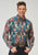 Roper Mens 1909 Vintage Patchwork Multi-Color 100% Cotton L/S Shirt