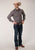Roper Mens Wine 100% Cotton Red Currant Foulard L/S Tall Shirt MT